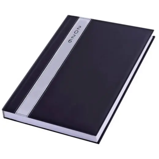 A4 Satin Diary Black Closed
